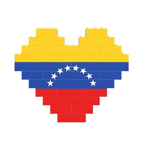 Flagge von Venezuela Druck Baustein Block Puzzle Herzform â für Valentinstag, Geburtstag, Hochzeit Flagge von Venezuela Druck Baustein Block Puzzle Herzform â für Valentinstag, Geburtstag, Hochzeit von JaoXer