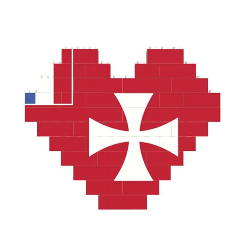 Flagge von Wallis und Futuna Islands Druck Baustein Block Puzzle Herzform â für Valentinstag, Geburtstag, Hochzeit Flagge von Wallis und Futuna Islands Druck Baustein Block Puzzle Herzform â für Valentinstag, Geburtstag, Hochzeit von JaoXer