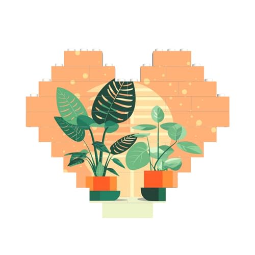 Grüner Schildkröten-Druck, Baustein-Puzzle, Herzform, für Valentinstag, Geburtstag, Hochzeit Grüner Schildkröten-Druck, Baustein-Puzzle, Herzform, für Valentinstag, Geburtstag, Hochzeit von JaoXer