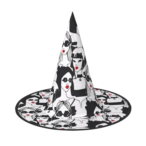 JaoXer Damen Sonnenbrille Halloween Hut - Erwachsenenkostüm-Zubehör für Party & Maskerade, perfekt für Halloween, Karneval, Cosplay JaoXer Damen Sonnenbrille Halloween Hut - Erwachsenenkostüm-Zubehör für Party & Maskerade, perfekt für Halloween, Karneval, Cosplay von JaoXer
