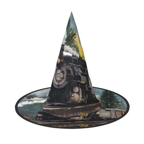 JaoXer Dampfzug Halloween Hut - Erwachsenenkostüm-Zubehör für Party & Maskerade, perfekt für Halloween, Karneval, Cosplay JaoXer Dampfzug Halloween Hut - Erwachsenenkostüm-Zubehör für Party & Maskerade, perfekt für Halloween, Karneval, Cosplay von JaoXer