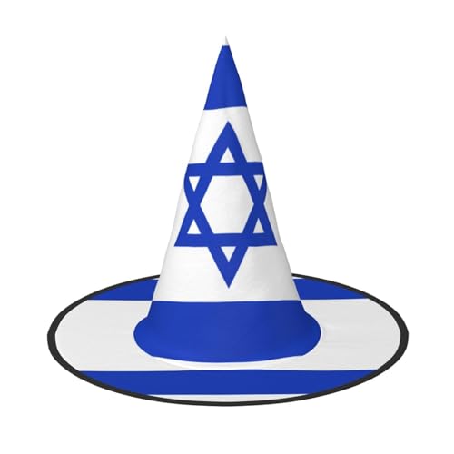 JaoXer Halloweenhut mit israelischer Flagge, Kostümzubehör für Erwachsene, für Party, Maskerade, perfekt für Halloween, Karneval, Cosplay JaoXer Halloweenhut mit israelischer Flagge, Kostümzubehör für Erwachsene, für Party, Maskerade, perfekt für Halloween, Karneval, Cosplay von JaoXer