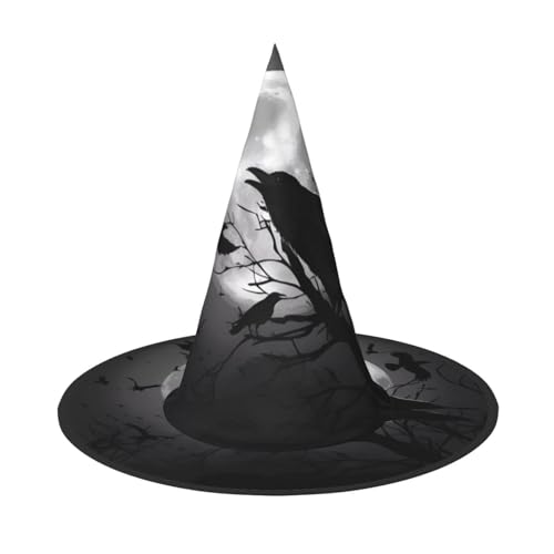 JaoXer Krähenvögel Halloween Hut - Erwachsenenkostüm-Zubehör für Party & Maskerade, perfekt für Halloween, Karneval, Cosplay von JaoXer