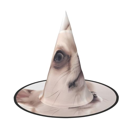 JaoXer Niedlicher Chihuahua-Halloween-Hut – Erwachsenenkostüm-Zubehör für Party & Maskerade, perfekt für Halloween, Karneval, Cosplay JaoXer Niedlicher Chihuahua-Halloween-Hut – Erwachsenenkostüm-Zubehör für Party & Maskerade, perfekt für Halloween, Karneval, Cosplay von JaoXer