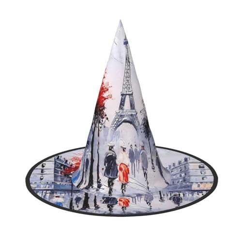JaoXer Paris City Tree Eiffelturm Kunst Halloween Hut - Erwachsene Kostüm Zubehör für Party & Maskerade, Perfekt für Halloween, Karneval, Cosplay JaoXer Paris City Tree Eiffelturm Kunst Halloween Hut - Erwachsene Kostüm Zubehör für Party & Maskerade, Perfekt für Halloween, Karneval, Cosplay von JaoXer