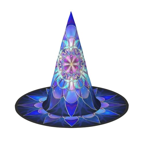 JaoXer Rechteckiger Mandala-Halloween-Hut – Erwachsenenkostüm-Zubehör für Party & Maskerade, perfekt für Halloween, Karneval, Cosplay JaoXer Rechteckiger Mandala-Halloween-Hut – Erwachsenenkostüm-Zubehör für Party & Maskerade, perfekt für Halloween, Karneval, Cosplay von JaoXer