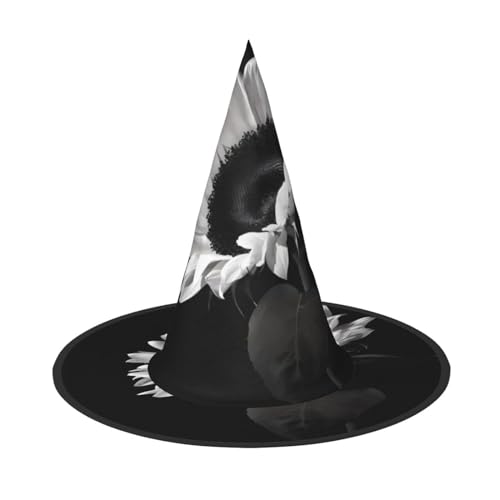 JaoXer Sonnenblume Schwarz Grau Halloween Hut - Erwachsene Kostüm Zubehör für Party & Maskerade, Perfekt für Halloween, Karneval, Cosplay JaoXer Sonnenblume Schwarz Grau Halloween Hut - Erwachsene Kostüm Zubehör für Party & Maskerade, Perfekt für Halloween, Karneval, Cosplay von JaoXer