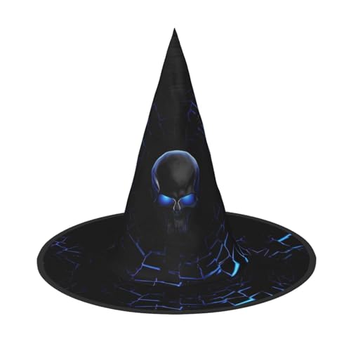JaoXer Totenköpfe Halloween Hut - Erwachsenenkostüm-Zubehör für Party & Maskerade, perfekt für Halloween, Karneval, Cosplay JaoXer Totenköpfe Halloween Hut - Erwachsenenkostüm-Zubehör für Party & Maskerade, perfekt für Halloween, Karneval, Cosplay von JaoXer