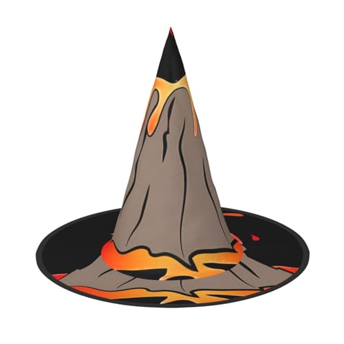 JaoXer Vulkan Halloween Hut - Erwachsenenkostüm-Zubehör für Party & Maskerade, perfekt für Halloween, Karneval, Cosplay JaoXer Vulkan Halloween Hut - Erwachsenenkostüm-Zubehör für Party & Maskerade, perfekt für Halloween, Karneval, Cosplay von JaoXer