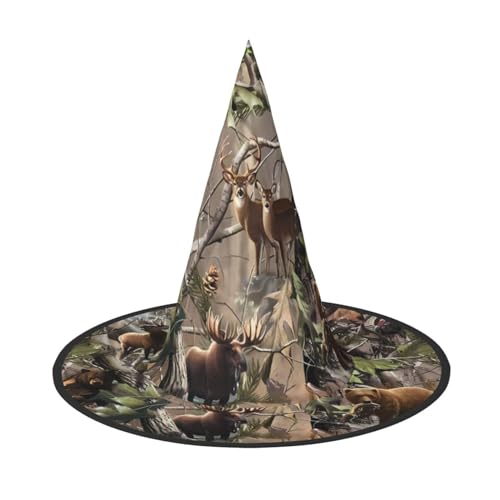 JaoXer Wildlife Hunting Hirsch Bär Elch Halloween Hut - Erwachsene Kostüm Zubehör für Party & Maskerade, Perfekt für Halloween, Karneval, Cosplay JaoXer Wildlife Hunting Hirsch Bär Elch Halloween Hut - Erwachsene Kostüm Zubehör für Party & Maskerade, Perfekt für Halloween, Karneval, Cosplay von JaoXer