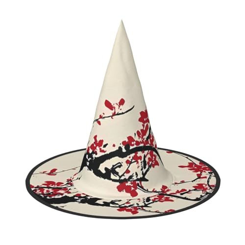 Japanische Blumen-Kirschblüte Halloween Hut - Erwachsenenkostüm-Zubehör für Party & Maskerade, perfekt für Halloween, Karneval, Cosplay Japanische Blumen-Kirschblüte Halloween Hut - Erwachsenenkostüm-Zubehör für Party & Maskerade, perfekt für Halloween, Karneval, Cosplay von JaoXer
