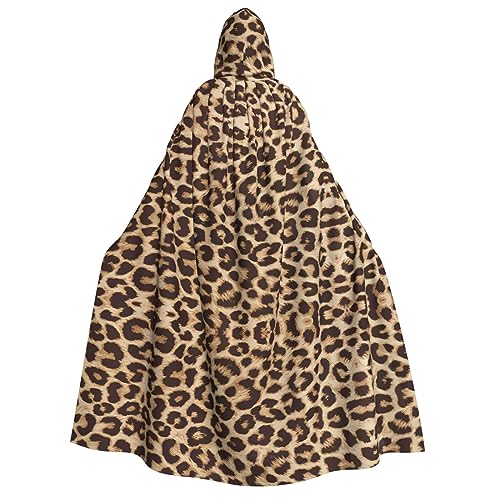 Kapuzenumhang mit Leopardenmuster für Erwachsene, Kostüm, Cosplay, Zauberer-Thema, perfekt für Halloween, Ostern und Karnevalspartys Kapuzenumhang mit Leopardenmuster für Erwachsene, Kostüm, Cosplay, Zauberer-Thema, perfekt für Halloween, Ostern und Karnevalspartys von JaoXer
