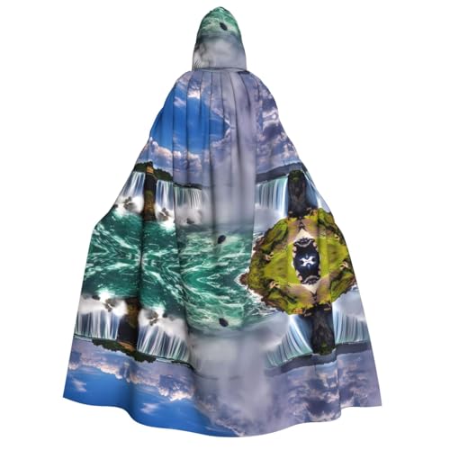 Niagara Falls Kapuzenumhang für Erwachsene, Kostüm, Cosplay, Zauberer-Themen-Umhang, perfekt für Halloween, Ostern, Karnevalspartys Niagara Falls Kapuzenumhang für Erwachsene, Kostüm, Cosplay, Zauberer-Themen-Umhang, perfekt für Halloween, Ostern, Karnevalspartys von JaoXer