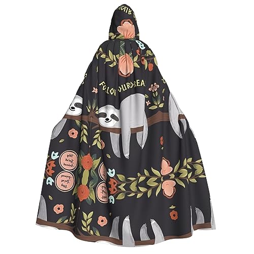Niedlicher Faultier-Umhang mit Kapuze für Erwachsene, Kostüm, Cosplay, Zauberer-Themen-Umhang, perfekt für Halloween, Ostern und Karnevalspartys Niedlicher Faultier-Umhang mit Kapuze für Erwachsene, Kostüm, Cosplay, Zauberer-Themen-Umhang, perfekt für Halloween, Ostern und Karnevalspartys von JaoXer