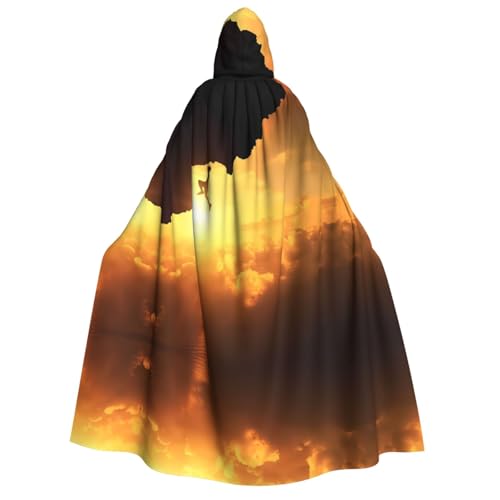 Rock Climbing Sports Erwachsene Kapuzenumhang - Kostüm Cosplay, Zauberer Themed Cloak - Perfekt für Halloween, Ostern & Karneval Partys von JaoXer