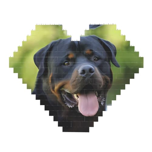 Rottweiler Tapetendruck, herzförmiges Bildpuzzle, personalisiertes Holzpuzzle, einzigartige Heimdekoration und Geschenk Rottweiler Tapetendruck, herzförmiges Bildpuzzle, personalisiertes Holzpuzzle, einzigartige Heimdekoration und Geschenk von JaoXer