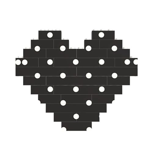 Schwarz-Weiß-Puzzle, gepunktet, Bausteine, Herzform, für Valentinstag, Geburtstag, Hochzeit Schwarz-Weiß-Puzzle, gepunktet, Bausteine, Herzform, für Valentinstag, Geburtstag, Hochzeit von JaoXer