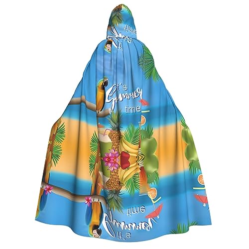 Sommer Papagei Ananas Vogel Erwachsene Kapuzenumhang - Kostüm Cosplay Zauberer Motto Umhang - Perfekt für Halloween, Ostern & Karneval Partys Sommer Papagei Ananas Vogel Erwachsene Kapuzenumhang - Kostüm Cosplay Zauberer Motto Umhang - Perfekt für Halloween, Ostern & Karneval Partys von JaoXer