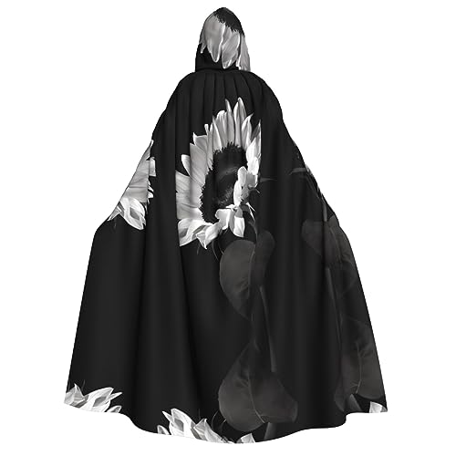 Sonnenblumen-Umhang mit Kapuze, für Erwachsene, Kostüm, Cosplay, Zauberer-Thema, perfekt für Halloween, Ostern und Karnevalspartys Sonnenblumen-Umhang mit Kapuze, für Erwachsene, Kostüm, Cosplay, Zauberer-Thema, perfekt für Halloween, Ostern und Karnevalspartys von JaoXer