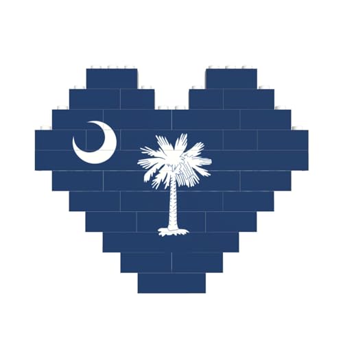 South Carolina Flagge Druck Baustein Block Puzzle Herzform â für Valentinstag, Geburtstag, Hochzeit South Carolina Flagge Druck Baustein Block Puzzle Herzform â für Valentinstag, Geburtstag, Hochzeit von JaoXer