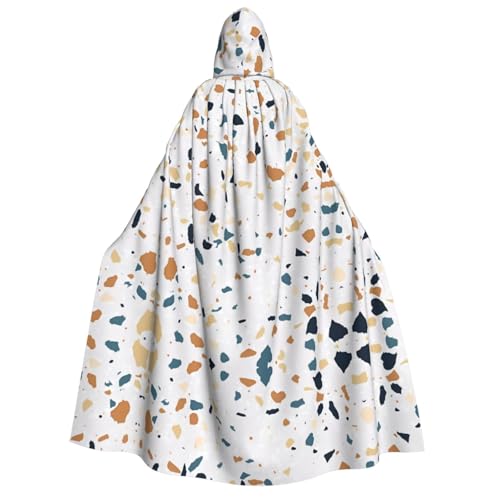 Terrazzo Kapuzenumhang für Erwachsene, Marmor, Pastellfarben, Kostüm, Cosplay, Zauberer-Thema, Umhang, perfekt für Halloween, Ostern, Karnevalspartys Terrazzo Kapuzenumhang für Erwachsene, Marmor, Pastellfarben, Kostüm, Cosplay, Zauberer-Thema, Umhang, perfekt für Halloween, Ostern, Karnevalspartys von JaoXer