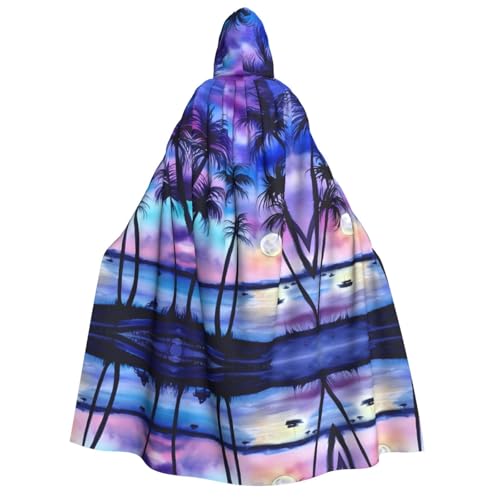 Umhang mit Kapuze für Erwachsene, Palmenmuster, Kostüm, Cosplay, Zauberer-Thema, perfekt für Halloween, Ostern und Karnevalspartys Umhang mit Kapuze für Erwachsene, Palmenmuster, Kostüm, Cosplay, Zauberer-Thema, perfekt für Halloween, Ostern und Karnevalspartys von JaoXer