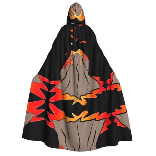 Volcano Kapuzenumhang für Erwachsene, Kostüm, Cosplay, Zauberer-Themen-Umhang, perfekt für Halloween, Ostern, Karnevalspartys Volcano Kapuzenumhang für Erwachsene, Kostüm, Cosplay, Zauberer-Themen-Umhang, perfekt für Halloween, Ostern, Karnevalspartys von JaoXer