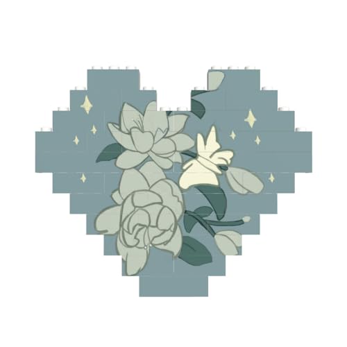 Weißes Bauhinia-Druck-Baustein-Puzzle in Herzform für Valentinstag, Geburtstag, Hochzeit Weißes Bauhinia-Druck-Baustein-Puzzle in Herzform für Valentinstag, Geburtstag, Hochzeit von JaoXer