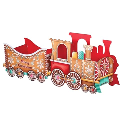 Weihnachtszug Decor,Weihnachtszug Geschenk,Weihnachten Neujahr Deko Dekoration Ornament für Kinder Mädchen Junge Spielzeug Geschenke (A) von Jaoxiuozi