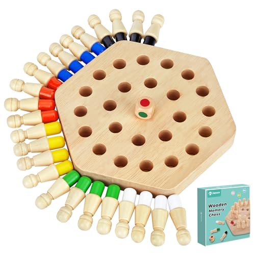 Japace Memory Schach Holz Kinder, Montessori Spielzeug ab 3 Jahre, Gedächtnis Schach Lernspielzeug, Gedächtnis-Schachspiel Family Brettspiele Hölzerne Gedächtnisspiele Geschenke ab 3 4 5 Jahre Japace Memory Schach Holz Kinder, Montessori Spielzeug ab 3 Jahre, Gedächtnis Schach Lernspielzeug, Gedächtnis-Schachspiel Family Brettspiele Hölzerne Gedächtnisspiele Geschenke ab 3 4 5 Jahre von Japace