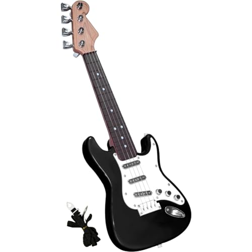 Jaqperd 17-Gitarrenspielzeug für Kinder, 4-Saitige E-Gitarre, Musikinstrumente für Kinder, Tragbares Elektronisches Instrumentspielzeug, A Jaqperd 17-Gitarrenspielzeug für Kinder, 4-Saitige E-Gitarre, Musikinstrumente für Kinder, Tragbares Elektronisches Instrumentspielzeug, A von Jaqperd
