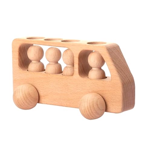 Jasaly Outdoor-Holzbus-Spielset, Baby-Holzbus, Lernblöcke, Naturholzauto, Kleine Puppe, Beißspielzeug, Geburtstagsgeschenke Jasaly Outdoor-Holzbus-Spielset, Baby-Holzbus, Lernblöcke, Naturholzauto, Kleine Puppe, Beißspielzeug, Geburtstagsgeschenke von Jasaly