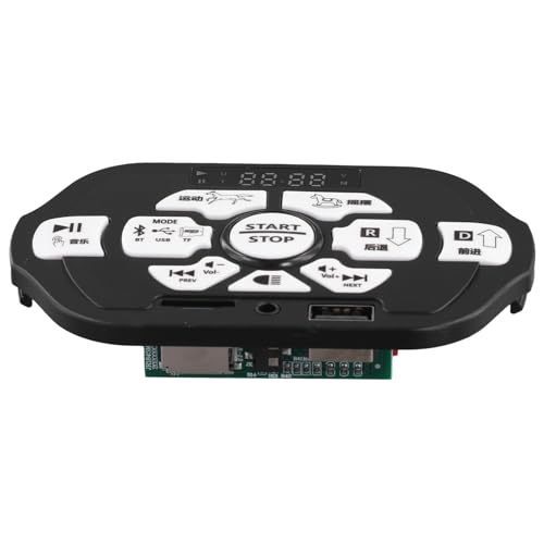 Jasaly Zentrale Steuermodul für Kinder-Elektrofahrzeuge mit Leistungsanzeige, Bluetooth-Musik Jasaly Zentrale Steuermodul für Kinder-Elektrofahrzeuge mit Leistungsanzeige, Bluetooth-Musik von Jasaly