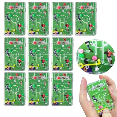 Jasminum 10 Stück Flipperspiel Fußball, Mini Flipperspiel Fußball Spielfeld Handheld, Fußball Geduldsspiel, Party Geschicklichkeitsspiel Mitgebsel, Fußball Spiele für Jungen Geburtstag Party Jasminum 10 Stück Flipperspiel Fußball, Mini Flipperspiel Fußball Spielfeld Handheld, Fußball Geduldsspiel, Party Geschicklichkeitsspiel Mitgebsel, Fußball Spiele für Jungen Geburtstag Party von Jasminum