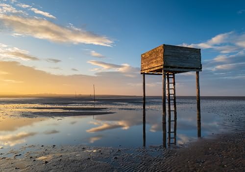 Pilgrim's Causeway on the Holy Island of Lindisfarne, Northumberland, 1000 Teile Puzzle von Jason Friend Photography Ltd