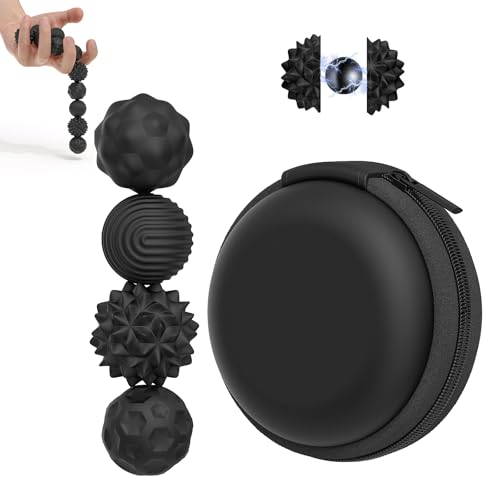 Jastown Magnetische Fidget Kugeln, Anti-Stress Sensorik Spielzeug aus Silikon, Magnetische Kugeln für Erwachsene & Kinder, Stressabbau & Entspannung, Motorikspielzeug für Zuhause & Büro von Jastown