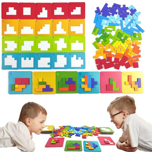 Jastown Tetris Duell Spiel,Holzpuzzle Tetris Tangramm,Konzentrationsspiele Für Kinder ab 4 5 6,Block Puzzle Montessori Spiel 4 5 6 Jahre,Intelligenz Puzzlespiel,Pädagogisches Spielzeug ab 4 Jastown Tetris Duell Spiel,Holzpuzzle Tetris Tangramm,Konzentrationsspiele Für Kinder ab 4 5 6,Block Puzzle Montessori Spiel 4 5 6 Jahre,Intelligenz Puzzlespiel,Pädagogisches Spielzeug ab 4 von Jastown