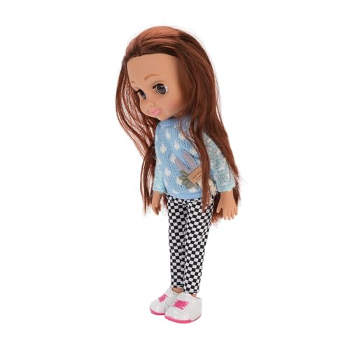 14 -Zoll -Mädchenpuppe, Long Hair Girls Puppe mit Veränderlichen Outfits, Weiche Plastik -Mini -Modepuppe, Ideale , Beruhigender Begleiter für 14 -Zoll -Mädchenpuppe, Long Hair Girls Puppe mit Veränderlichen Outfits, Weiche Plastik -Mini -Modepuppe, Ideale , Beruhigender Begleiter für von Jauarta