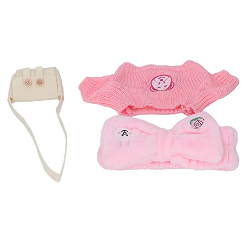 30 cm Plüschpuppenpullover, Süßer Rosa Strickpullover Weiches Stirnband -Cross -Lod -Bag -Outfit, Geeignet für Kleider, Premium -Stoff, Feine Verarbeitung, Leicht zu Tragen und 30 cm Plüschpuppenpullover, Süßer Rosa Strickpullover Weiches Stirnband -Cross -Lod -Bag -Outfit, Geeignet für Kleider, Premium -Stoff, Feine Verarbeitung, Leicht zu Tragen und von Jauarta
