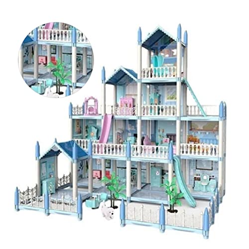 Doll Castle DIY Doll House Princess Castle mit 14 Zimmern, Möbelzubehör für Mädchen, Weihnachtsgeburtstag Doll Castle DIY Doll House Princess Castle mit 14 Zimmern, Möbelzubehör für Mädchen, Weihnachtsgeburtstag von Jauarta
