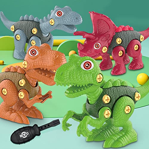 Flexible Gelenke, realistisches Design, 4 Stück, Dinosaurier-Set, für Kinder, Tierfiguren, Zusammenbau und Demontage von Dinosaurier-Spielzeugen Flexible Gelenke, realistisches Design, 4 Stück, Dinosaurier-Set, für Kinder, Tierfiguren, Zusammenbau und Demontage von Dinosaurier-Spielzeugen von Jauarta