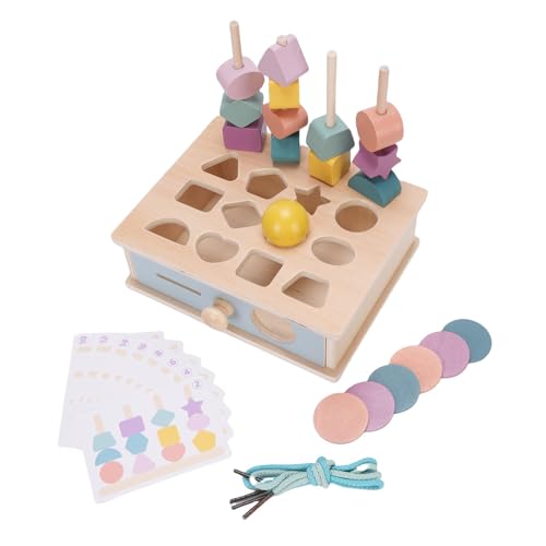 Holzfarbsortierspielzeug, Hergestellt aus Sicheren Holzmaterialien, Hilft Babys, Formen und Farben zu erkennen. Klein und Bequem mit Aufbewahrungsbox für Jederzeit und überall, Holzfarbsortierspielzeug, Hergestellt aus Sicheren Holzmaterialien, Hilft Babys, Formen und Farben zu erkennen. Klein und Bequem mit Aufbewahrungsbox für Jederzeit und überall, von Jauarta