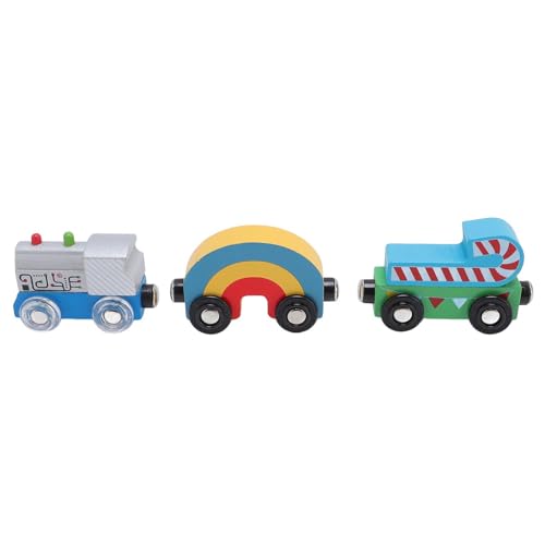 Holzset mit 3 Zügen, Kreatives Spiel für Kleinkinder, Kompatibel mit Exponierbaren Serien, Einschließlich Holzautos, Enthalten Holzset mit 3 Zügen, Kreatives Spiel für Kleinkinder, Kompatibel mit Exponierbaren Serien, Einschließlich Holzautos, Enthalten von Jauarta