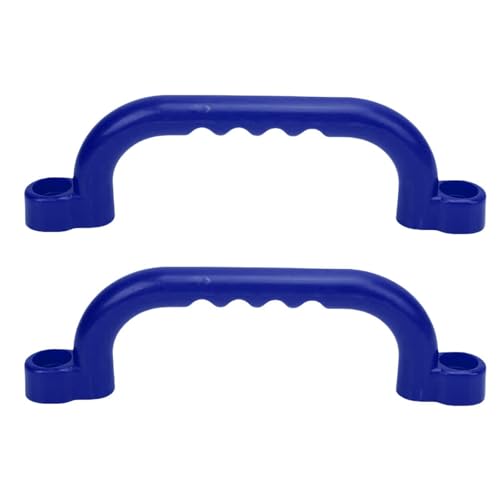 Jauarta 2 PCS Kinderspielzeuggriffe Wiederverwendbares Plastikspielplatz Sicherer Grabgrad für Klettern Im Freien Vergnügung Geräte (Blau) von Jauarta