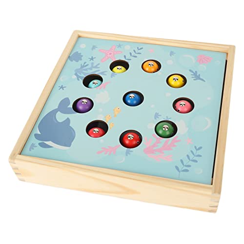 Jauarta 72 Farbige Perlen 2 in 1 Hölzernen Brettspiel, Kinderstapelspielzeugmagnetischen Fischereispiel, mit Wasserbasis, Sicher für Kinder Jauarta 72 Farbige Perlen 2 in 1 Hölzernen Brettspiel, Kinderstapelspielzeugmagnetischen Fischereispiel, mit Wasserbasis, Sicher für Kinder von Jauarta