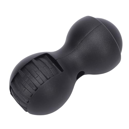Jauarta Aluminiumlegierung Dual Ended Schreibtisch Fingerspielzeug, Angst -Relief -Spielzeug Handheld mit Rotierendem Ballkupplungsrad für die Fahrtschule, Tragbar für Stress (Schwarz) von Jauarta
