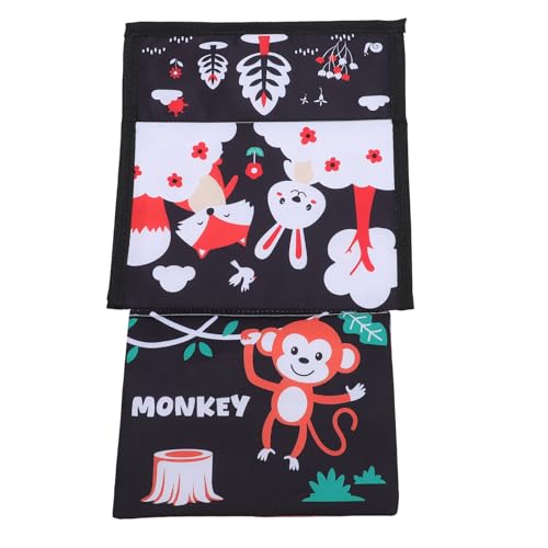 Jauarta Baby Crinkle Buch Tier Thema Spaß Crinkle Stoffbuch Spielzeug mit Spiegel für Babylernen, Klein und Leicht Jauarta Baby Crinkle Buch Tier Thema Spaß Crinkle Stoffbuch Spielzeug mit Spiegel für Babylernen, Klein und Leicht von Jauarta