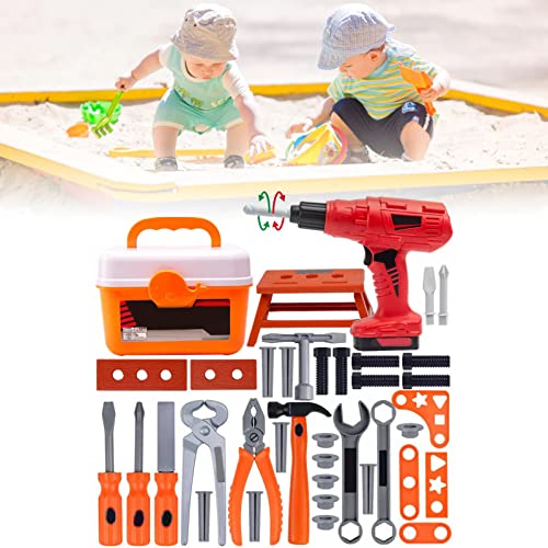 Jauarta Baby Thinking Toy Drill Set mit Elektrischem Elektro Werkzeug, Werkzeug Bohren, Vorgeben, Spielaufbau für zu Lernen Jauarta Baby Thinking Toy Drill Set mit Elektrischem Elektro Werkzeug, Werkzeug Bohren, Vorgeben, Spielaufbau für zu Lernen von Jauarta