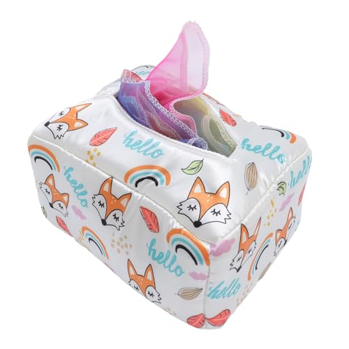 Jauarta Bitable Tissue Box Sensorisches Spielzeug mit Einzigartigem Design, Kindersichermaterial, Lebendige Farben, Ideale für, Sensorisches Spielzeug von Jauarta