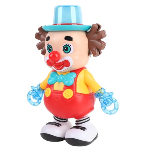 Jauarta Clown Baby Musical Toy aus Premium -Bauchmuskeln, Interaktives Tanzklownspielzeug mit Musik und Lichtern, Ideal Wie Kleinkinder, für Lustige Playtime -Abenteuer Jauarta Clown Baby Musical Toy aus Premium -Bauchmuskeln, Interaktives Tanzklownspielzeug mit Musik und Lichtern, Ideal Wie Kleinkinder, für Lustige Playtime -Abenteuer von Jauarta